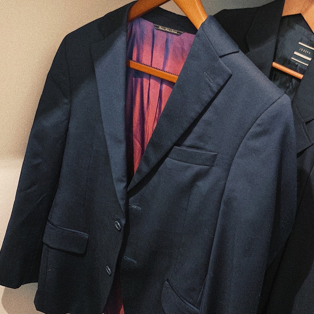 Barney’s Loro Piana blazer sports coat silk detail